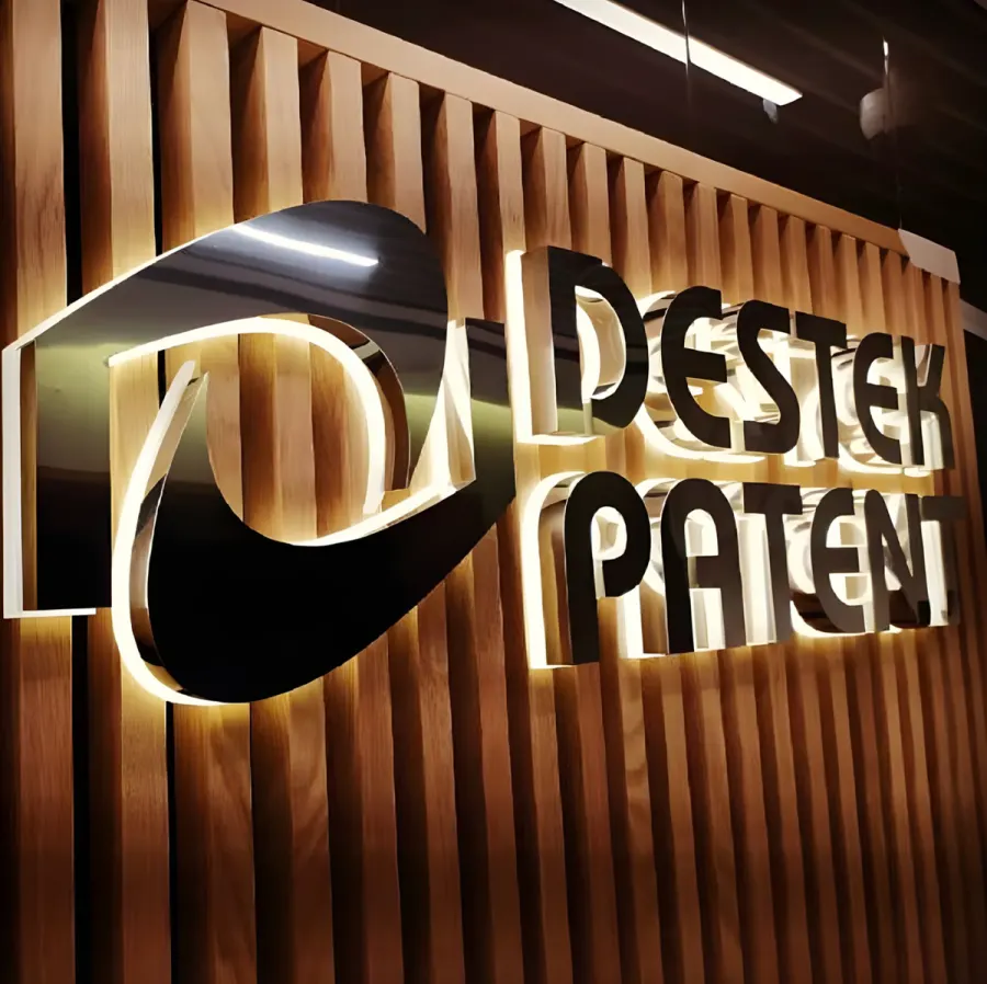 Halo-lit letters — Fabrication example 2