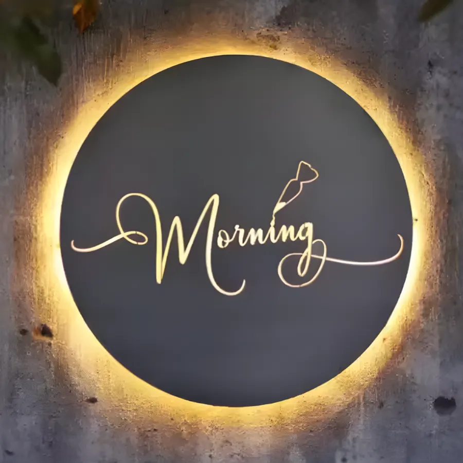 Hollow-out lightbox — Fabrication example 2