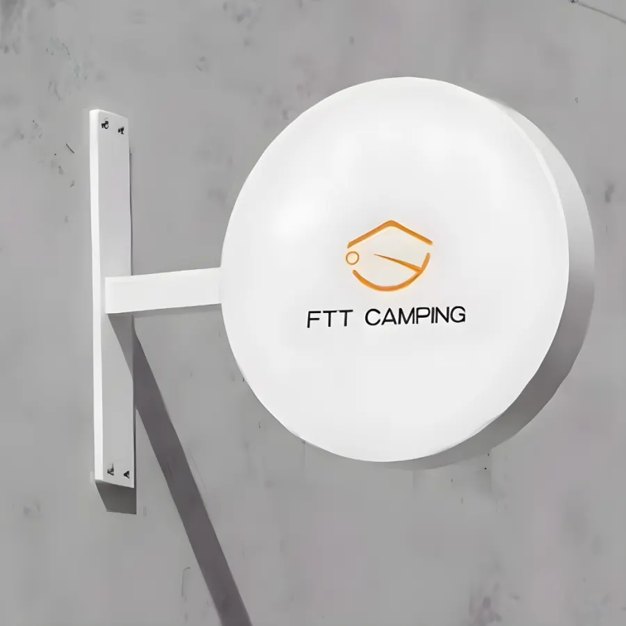 Non-illuminated blade sign