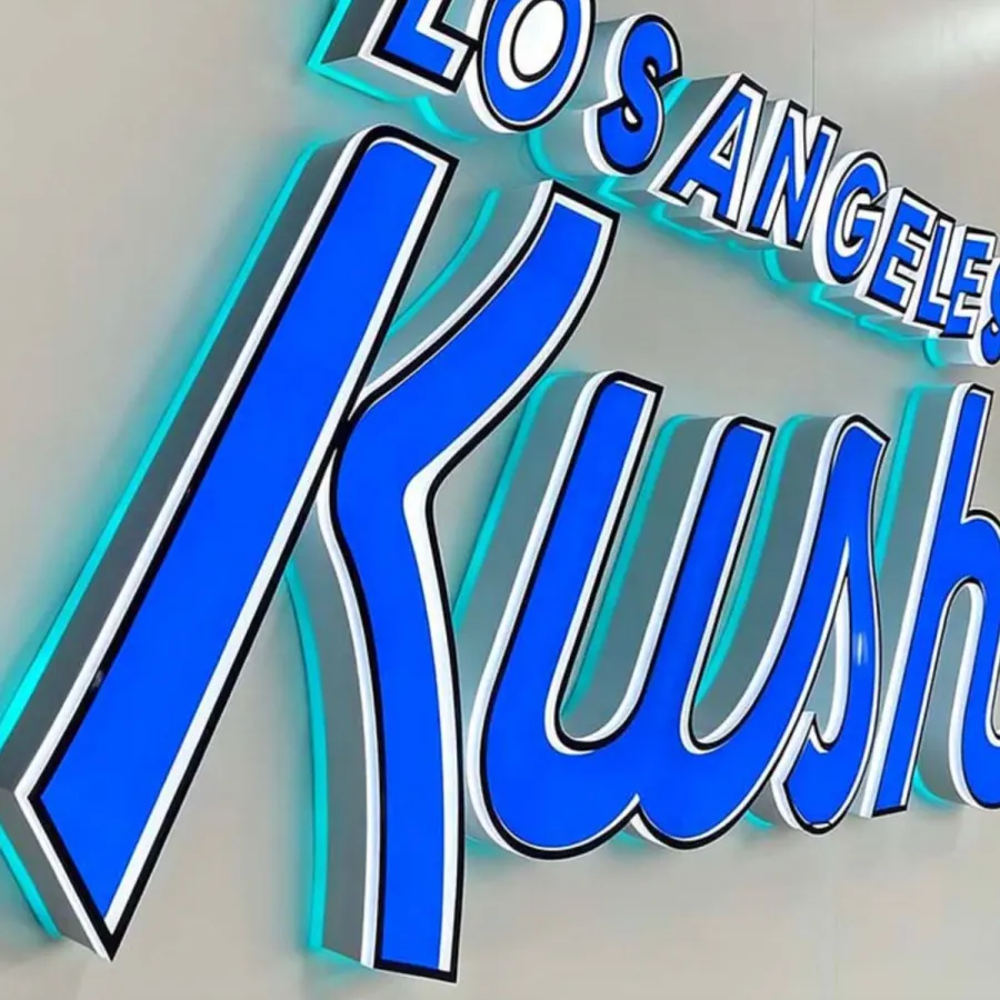 Trim-cap dual-lit letters