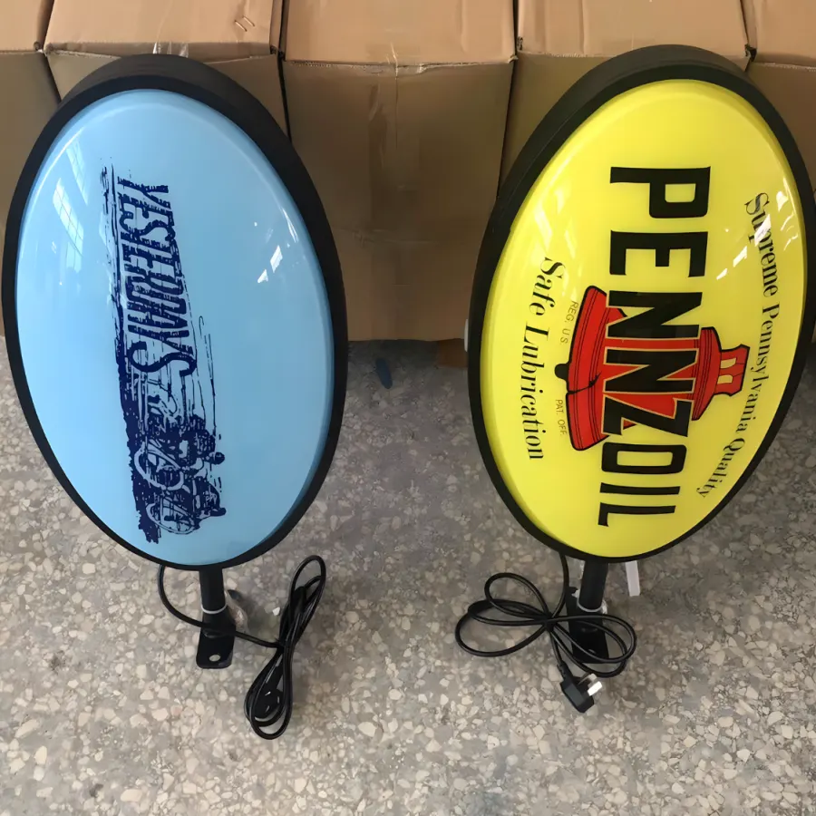 Vacuum-formed blade sign — Fabrication example 2